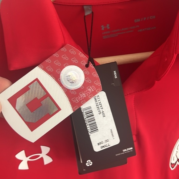 Under Armour Golf Men's Polo Shirt Utah Utes Size Small NEW WITH TAGS - Picture 5 of 9